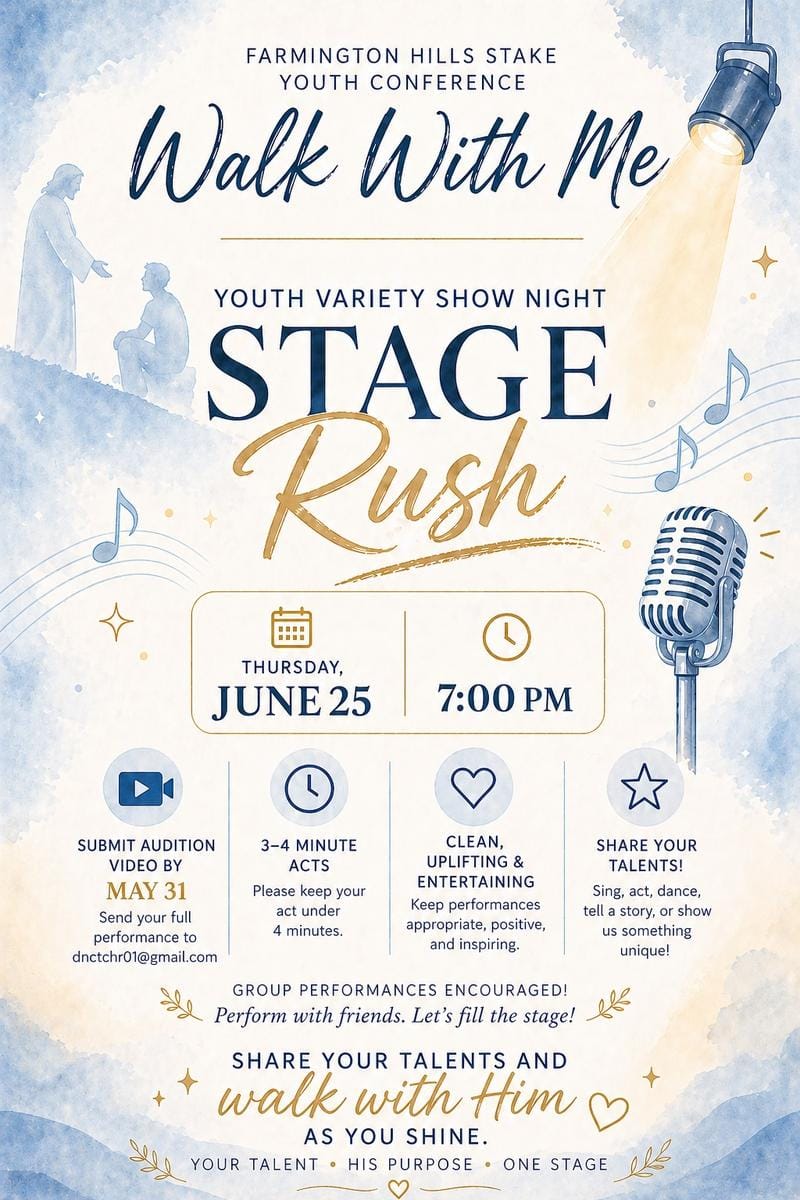 Stage Rush flyer